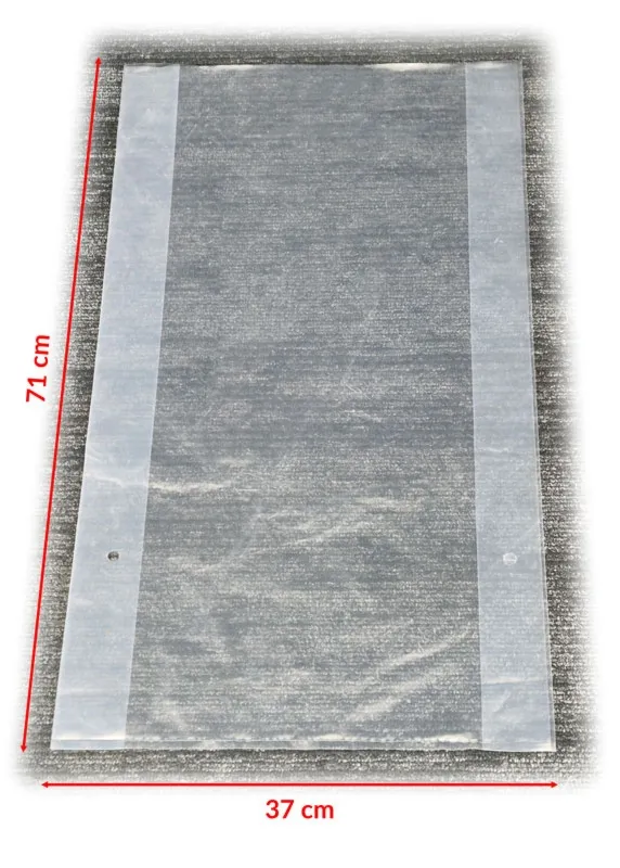 Mocne worki foliowe do pelletu 37x71 cm, 0,06 mm – pakiet 200 sztuk