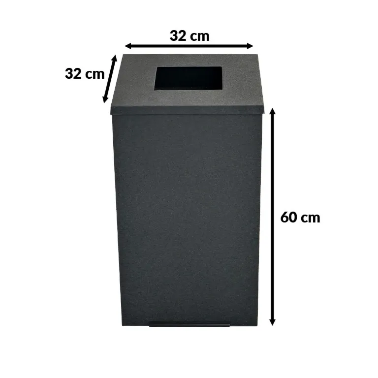 Kosz łazienkowy 60x32x32 RAL 7016 antracyt