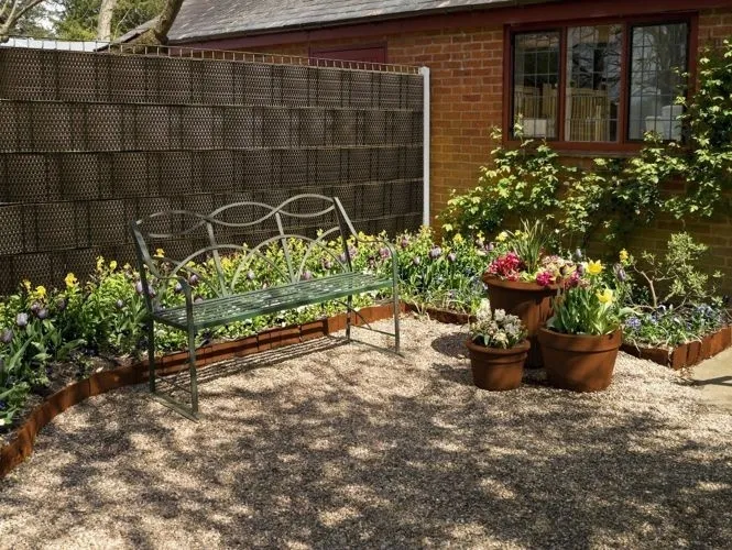 Taśma ogrodzeniowa do paneli 19/255 cm brąz RD 01