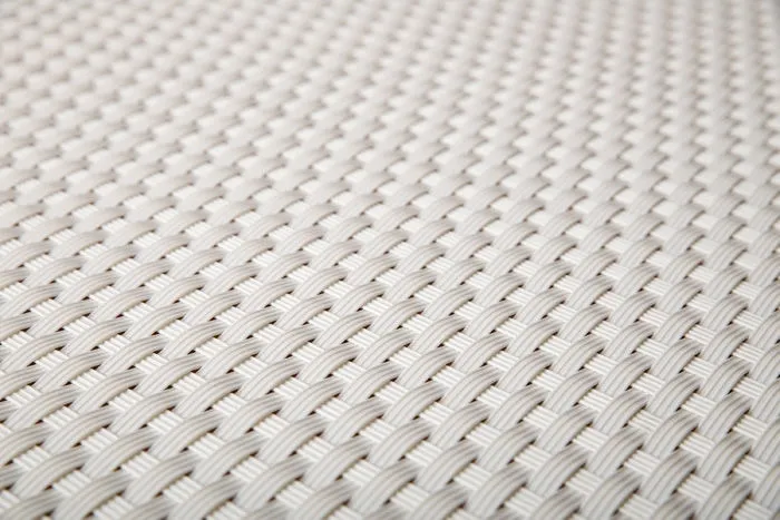 Mata rattanowa dwustronna kolor biały RD07