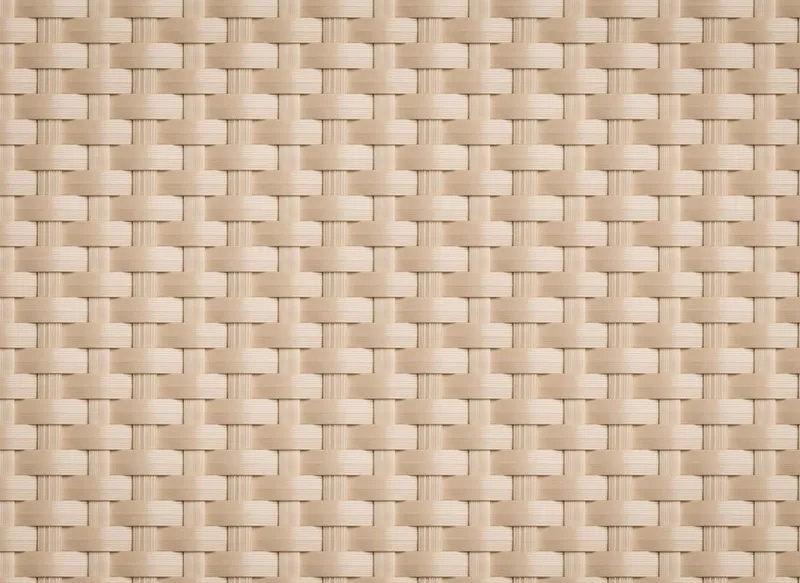 Mata rattanowa dwustronna kolor kremowy RD18