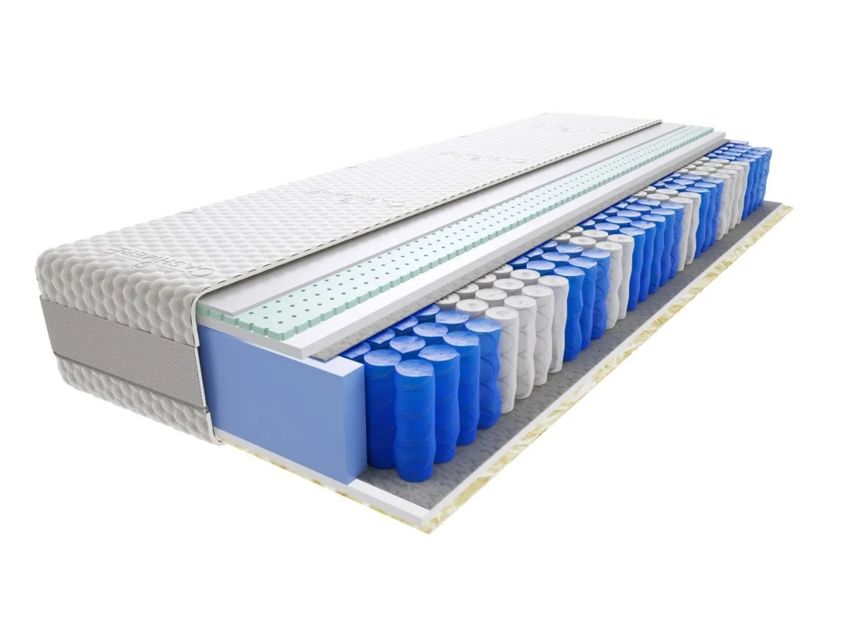 Materac Sari Mini 145x200 cm Średnio twardy Lateksowy