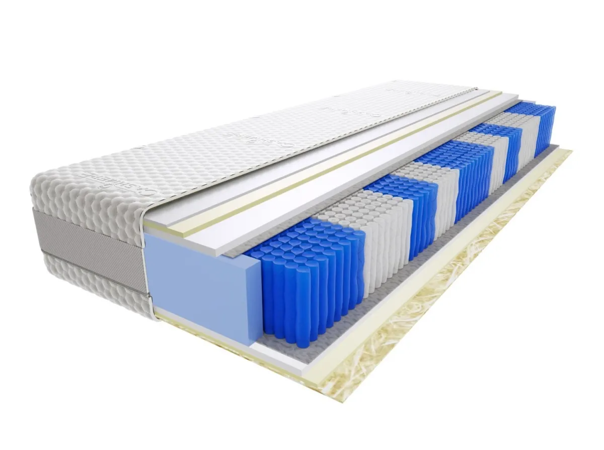 Materac Kari Multipocket 80x135 cm Średnio twardy Visco Memory