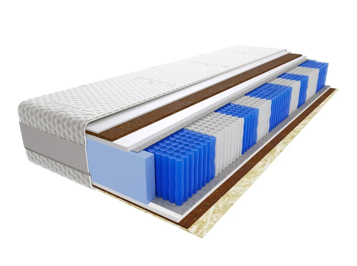 Materac Togo Multipocket 160x235 cm Twardy kokosowy
