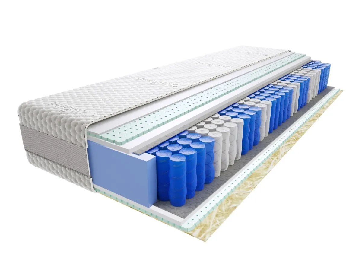 Materac Dakar 145x230 cm Średnio twardy Lateksowy