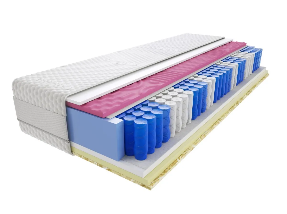 Materac Divali Molet 160x215 cm Średnio twardy Visco Memory Profilowany