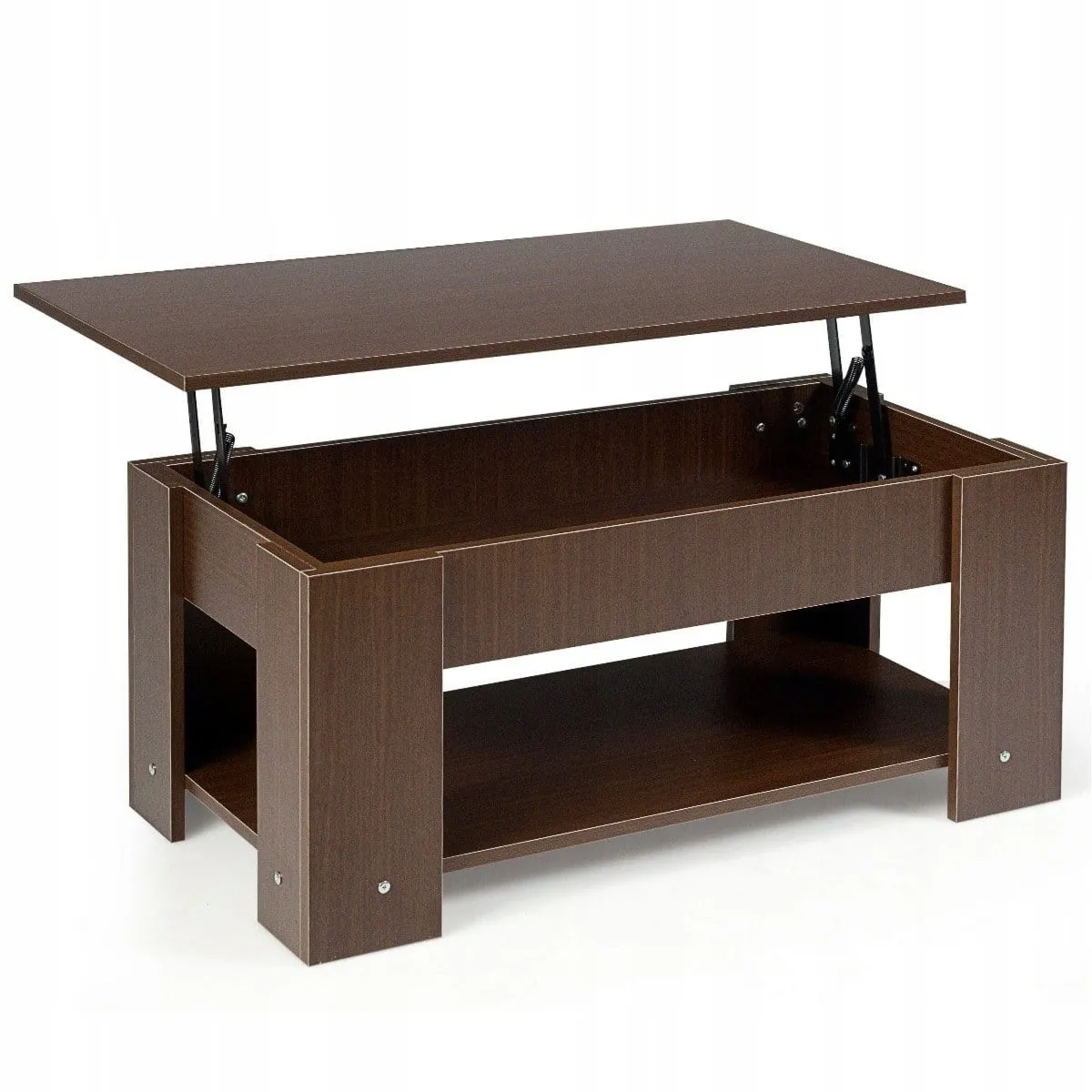 Stolik kawowy ława z podnoszonym blatem ze schowkiem