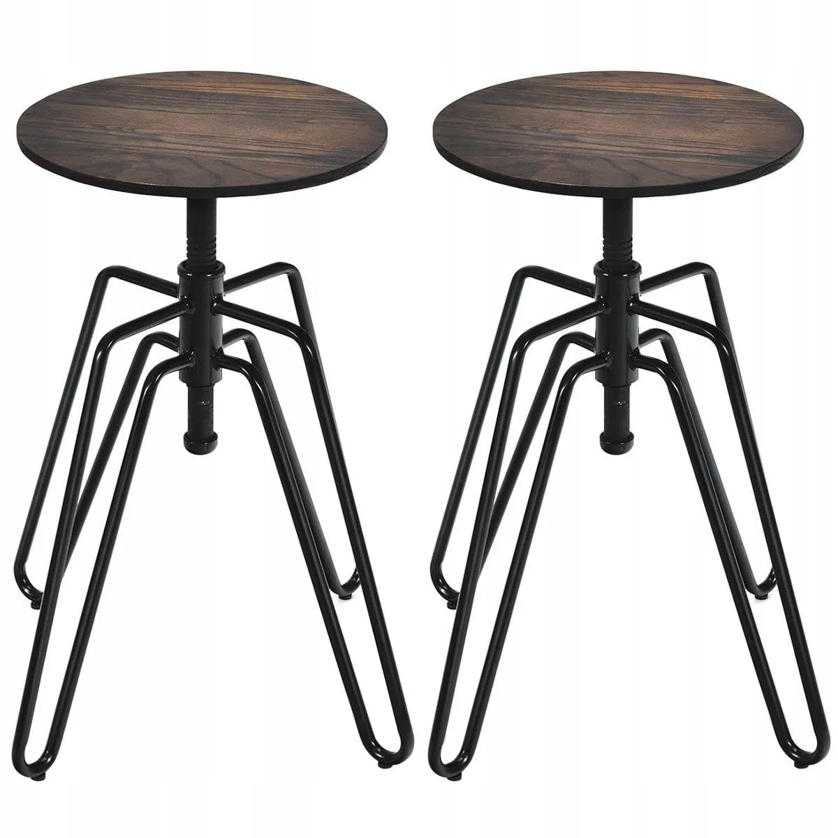 Hoker - obrotowy stołek barowy regulowany 2 szt