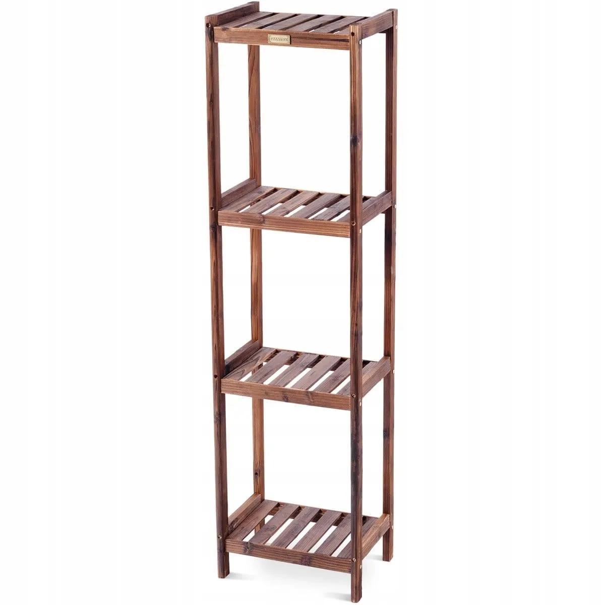 Drewniany regał na rośliny kwietnik