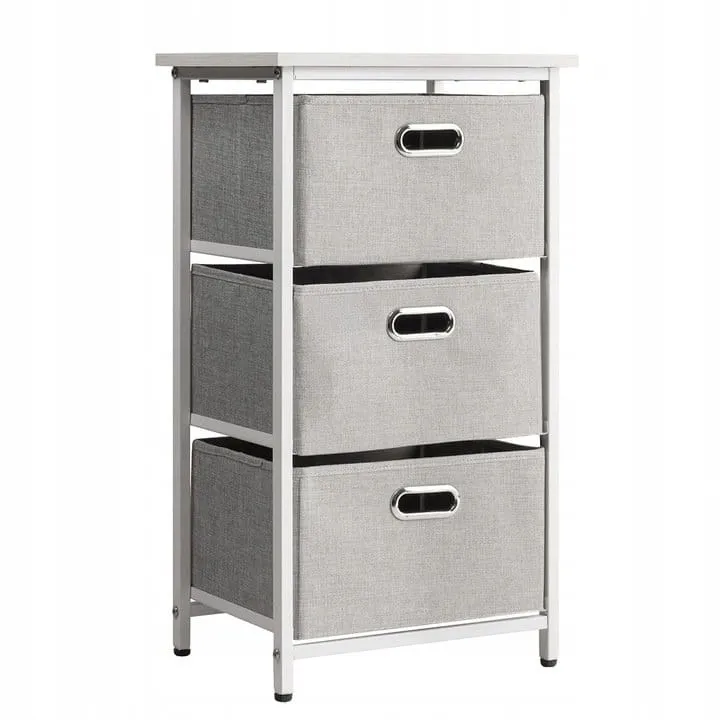 Szafka nocna komoda z 3 koszami