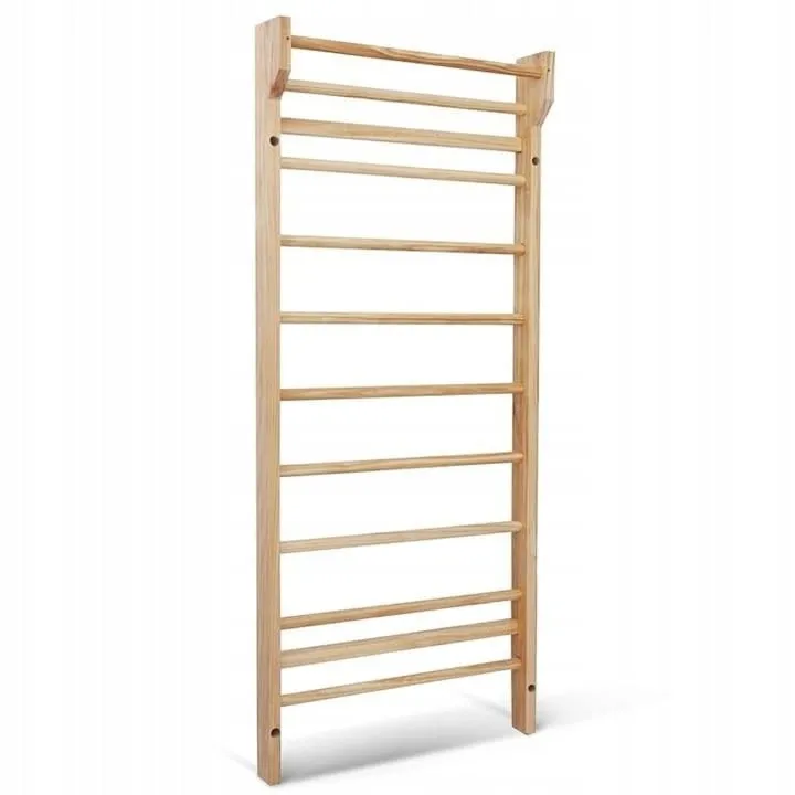 Drewniana drabinka gimnastyczna do ćwiczeń