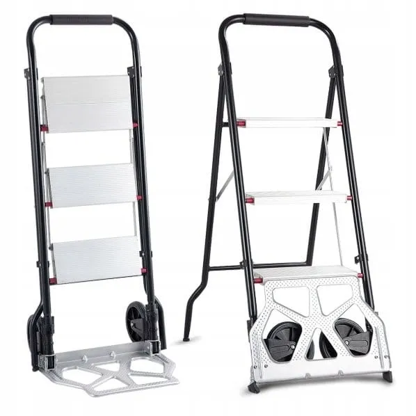 Wózek transportowy i drabina 2w1