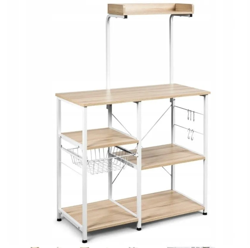 Regał kuchenny z 4 półkami