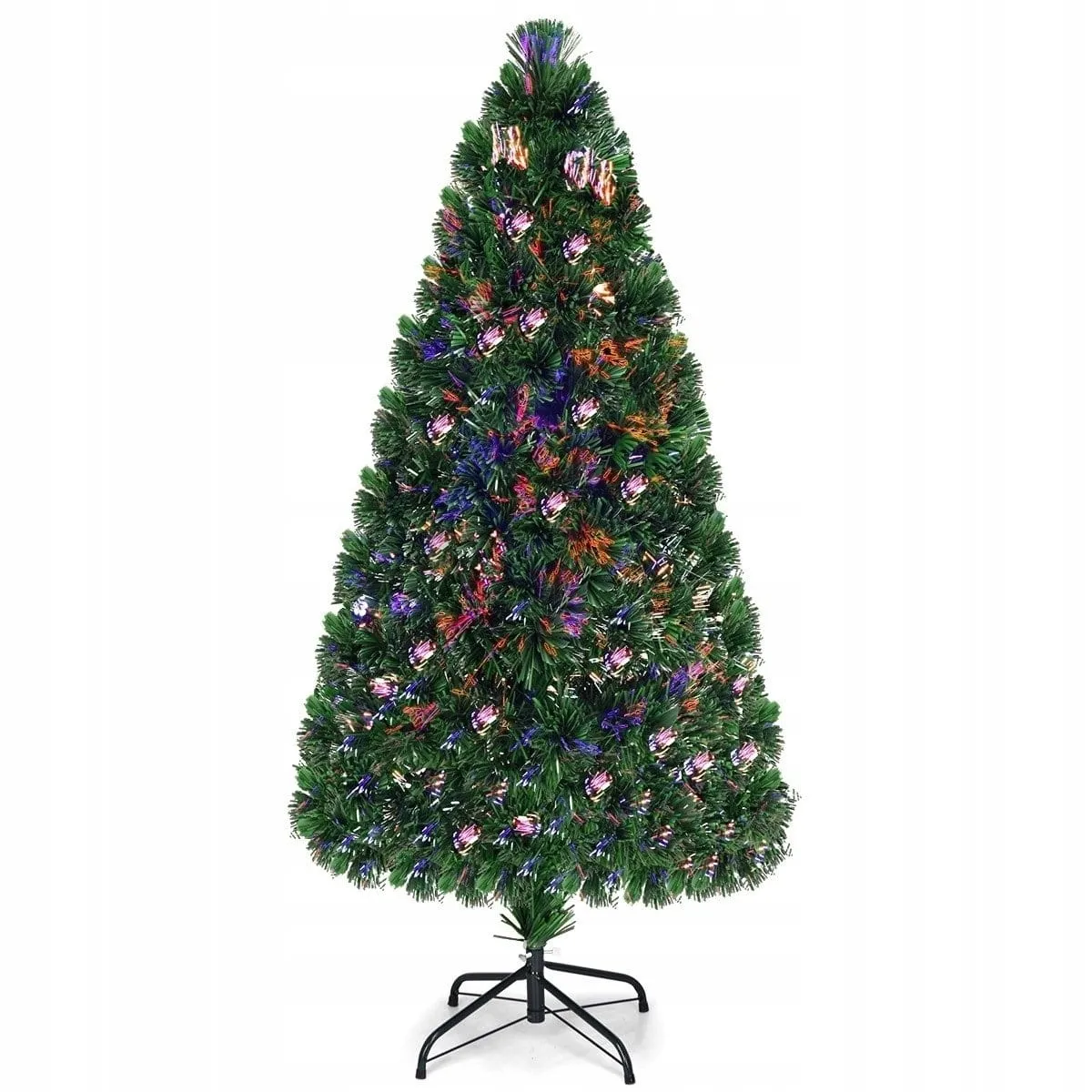 Sztuczna choinka świąteczna 180cm ze światami LED