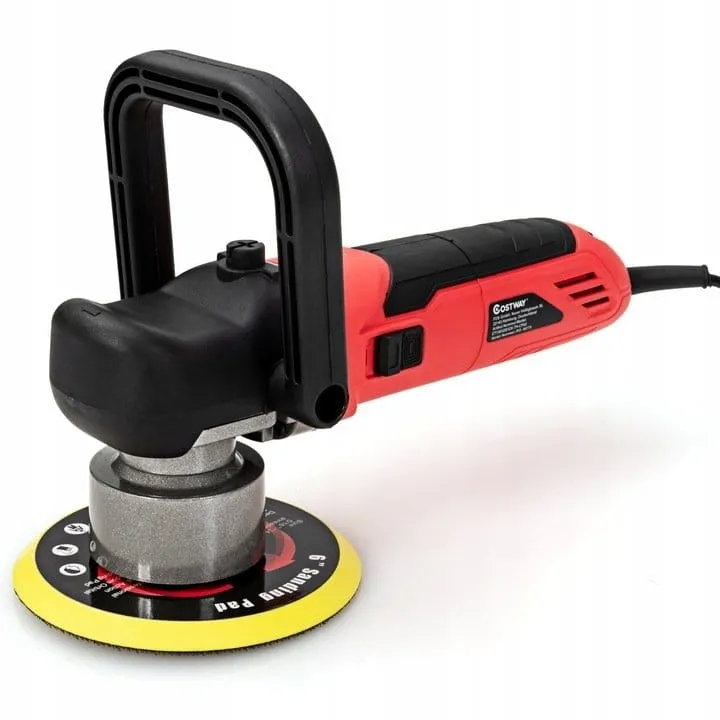 Polerka samochodowa z zestawem nakładek i gąbek