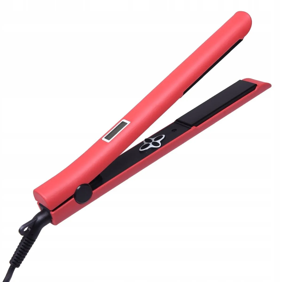 Ceramiczna prostownica do włosów z wyświetlaczem lcd