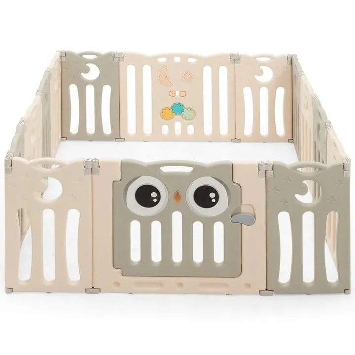 Modułowe ogrodzenie dla dzieci z bramką bezpieczeństwa