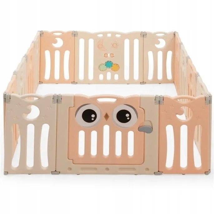 Modułowe ogrodzenie dla dzieci z bramką bezpieczeństwa