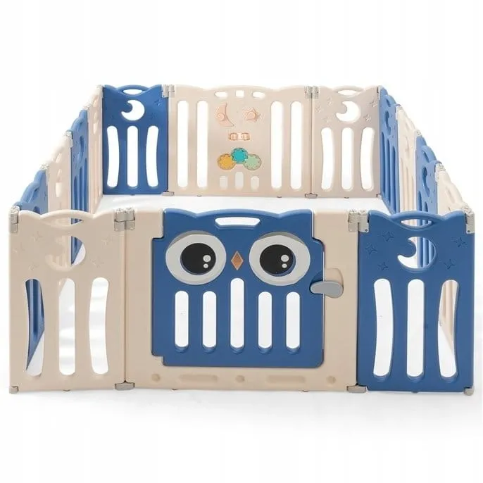 Modułowe ogrodzenie dla dzieci z bramką bezpieczeństwa