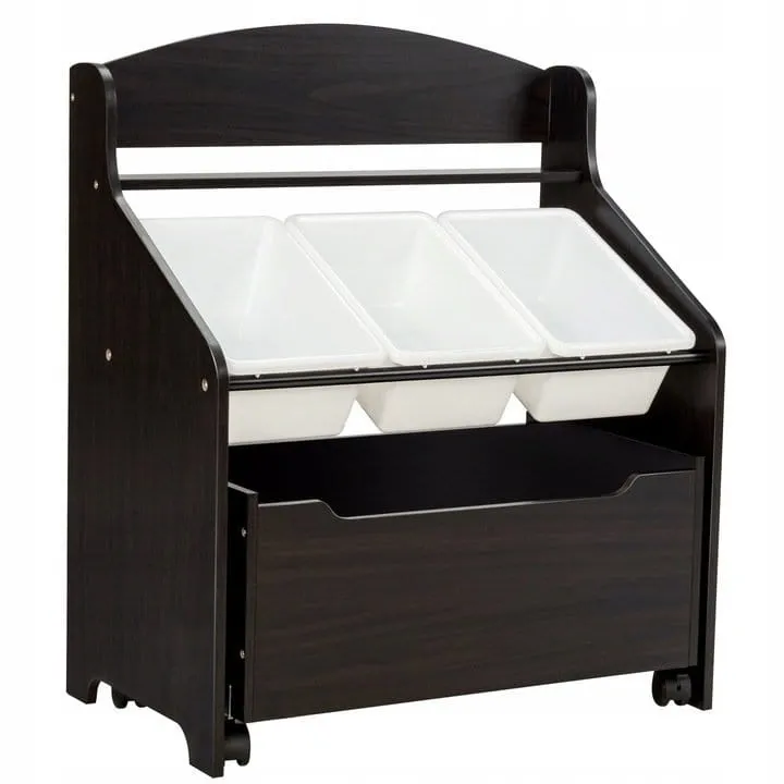 Regał dziecięcy organizer z pojemnikami