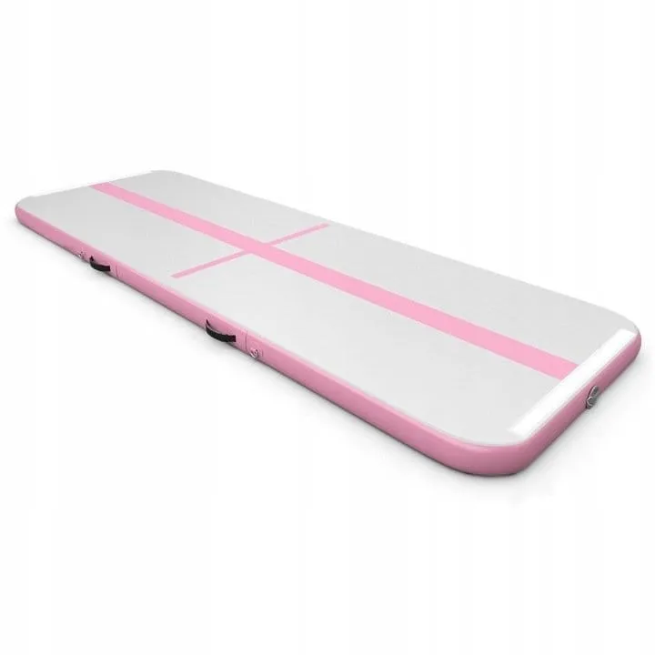 Dmuchana mata gimnastyczna do ćwiczeń fitness jogi 300cm