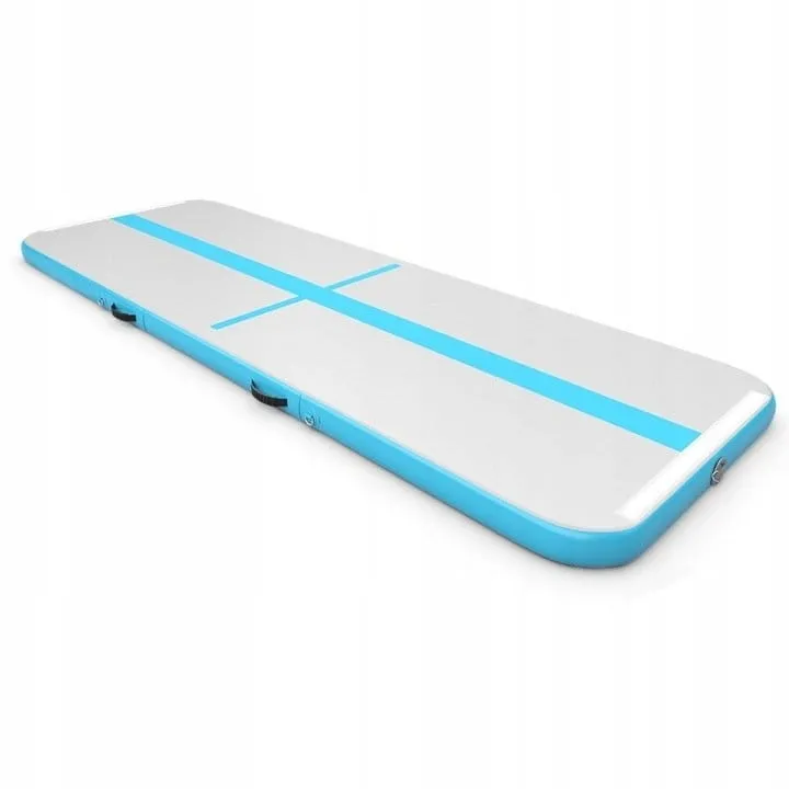 Dmuchana mata gimnastyczna do ćwiczeń fitness jogi 300cm