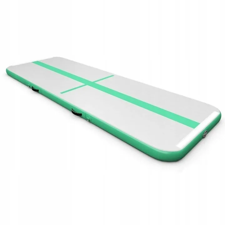 Dmuchana mata gimnastyczna do ćwiczeń fitness jogi 300cm