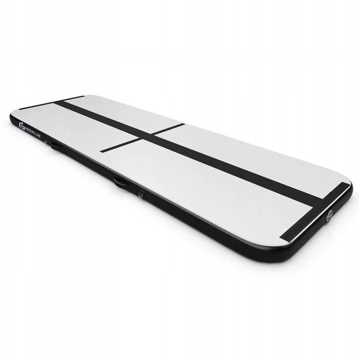 Dmuchana mata gimnastyczna do ćwiczeń fitness jogi 300cm