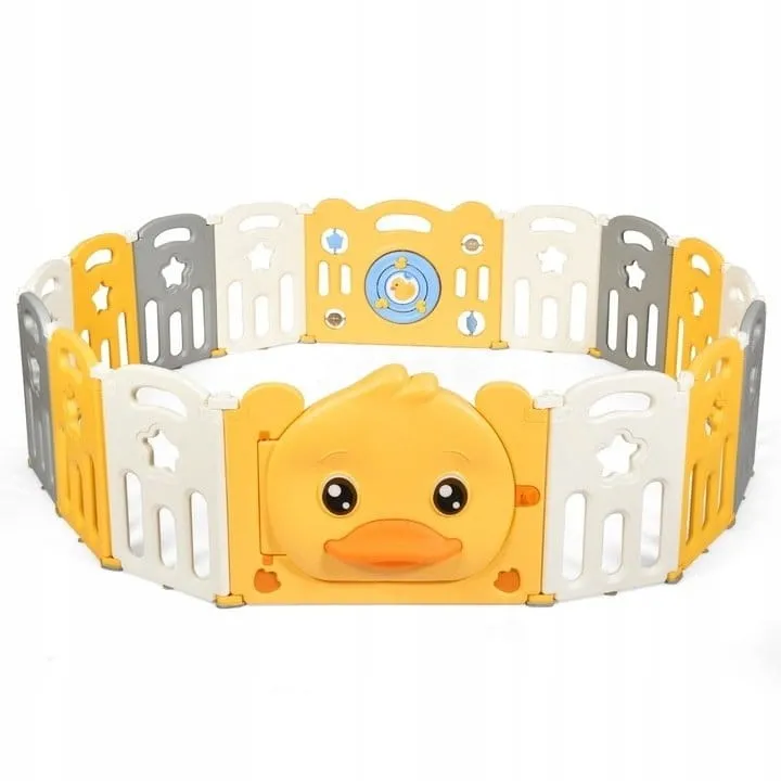 Modułowe ogrodzenie dla dzieci z dźwiękami