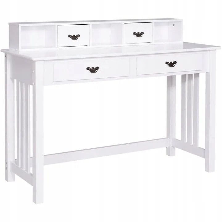 Biurko klasyczne z nadstawką sekretarzyk