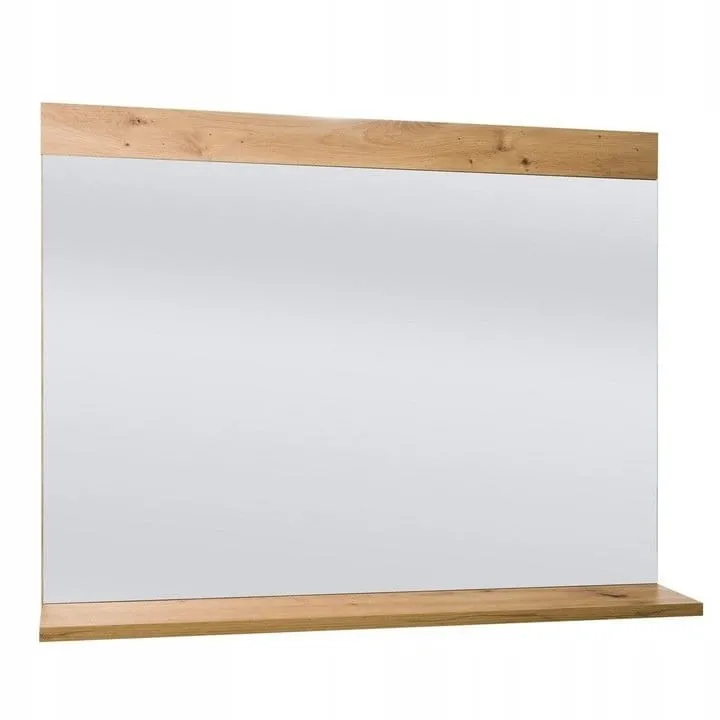 Lustro wiszące z półką