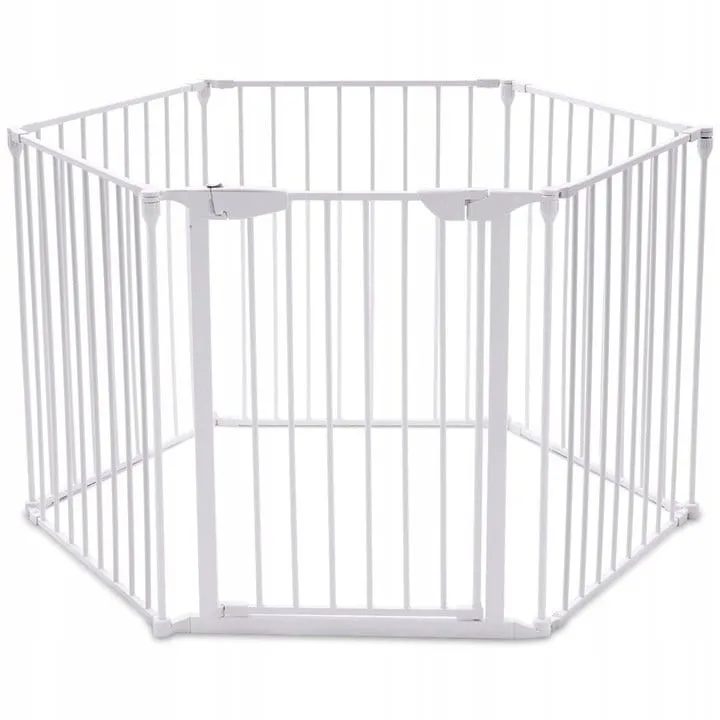 Składane ogrodzenie z bramką bezpieczeństwa