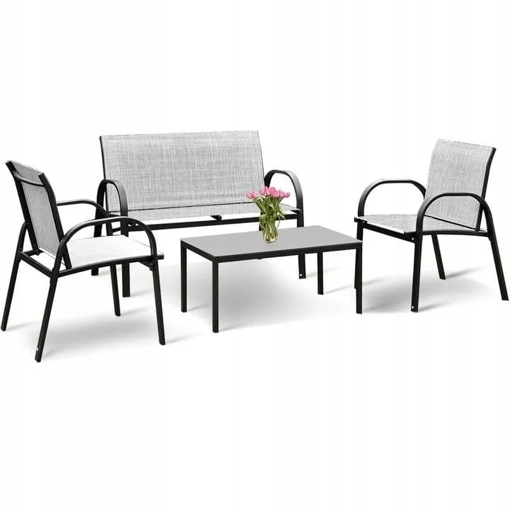 Meble ogrodowe zestaw 4-częściowy