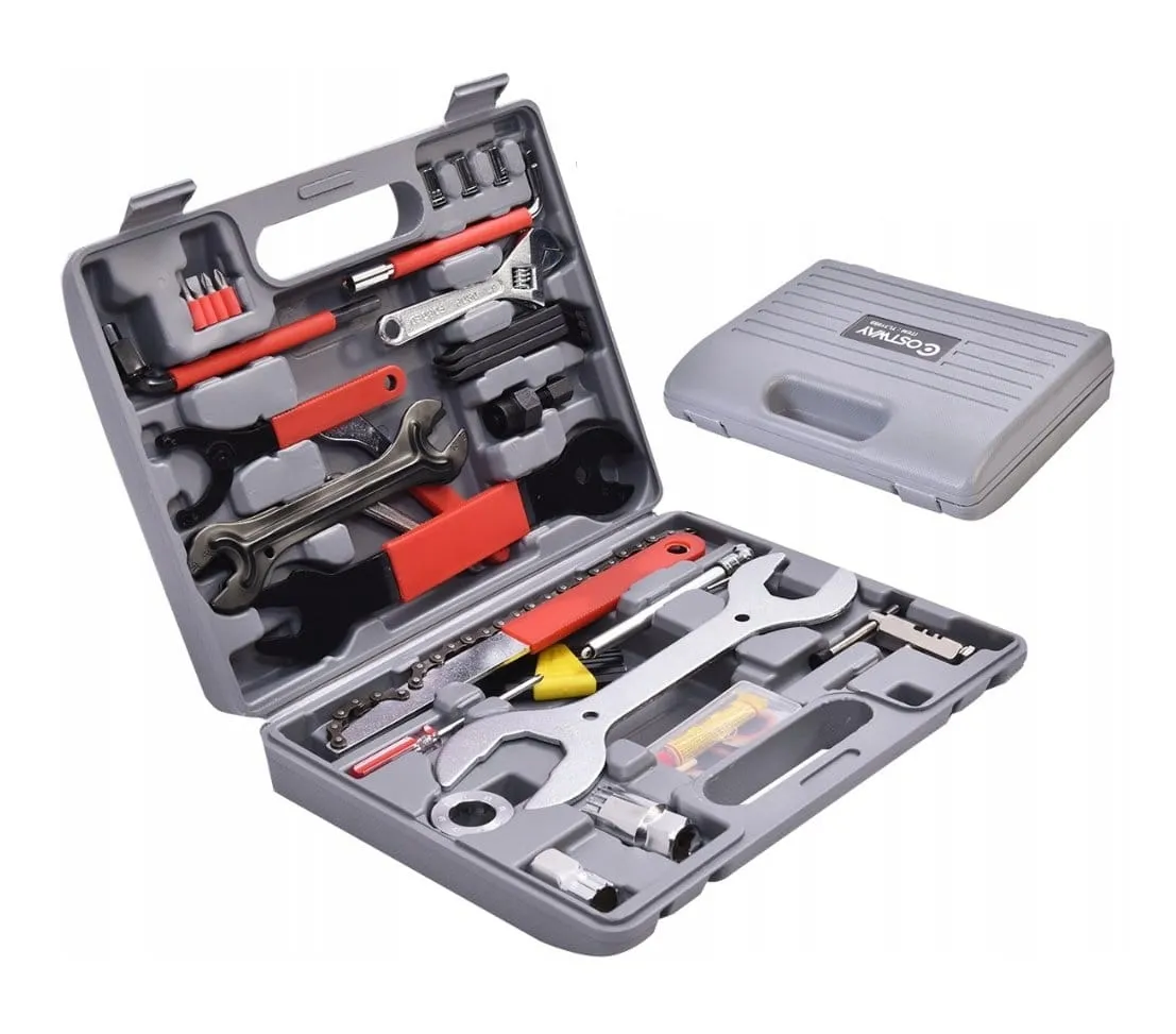 Wielofunkcyjny zestaw narzędzi do naprawy rowerów