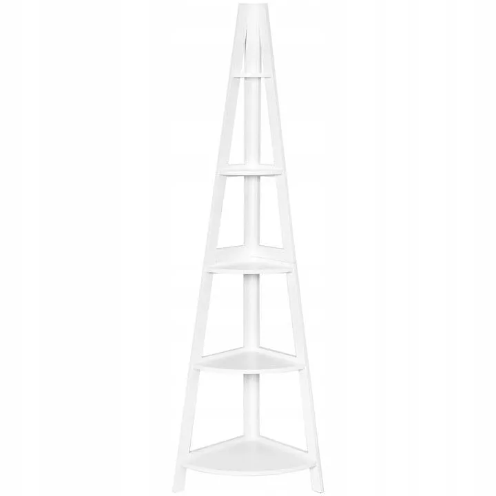 Regał narożny z 5 półkami