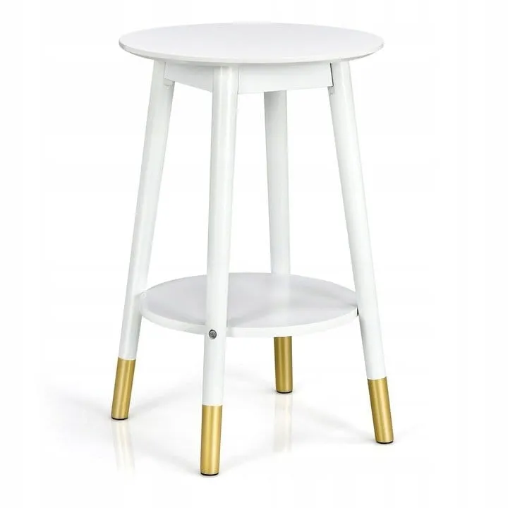 Stolik boczny kawowy okrągły