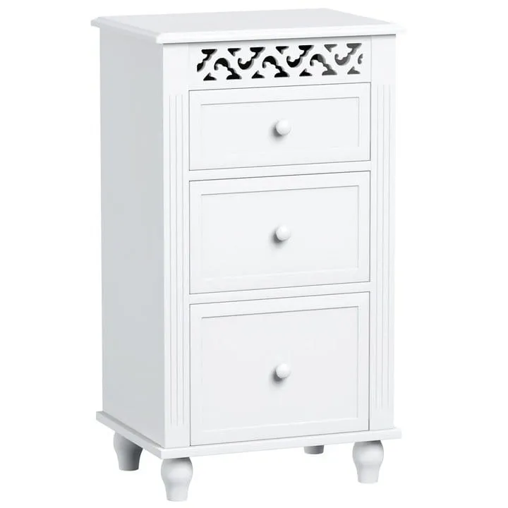 Szafka nocna stolik boczny z 3 szufladami