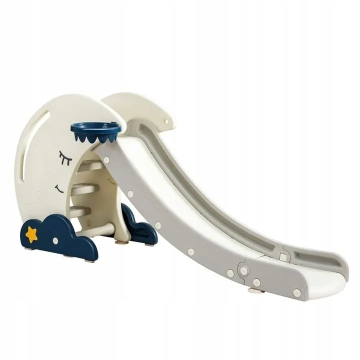 Zjeżdżalnia w kształacie księżyca dla dzieci 3w1