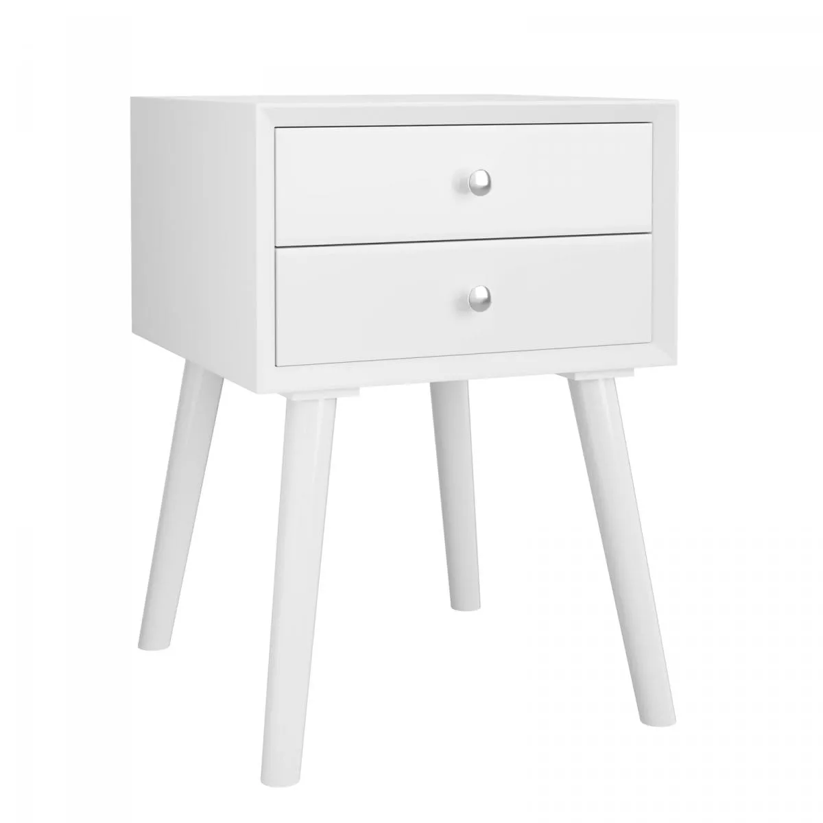 Szafka nocna z szufladami styl skandynawski