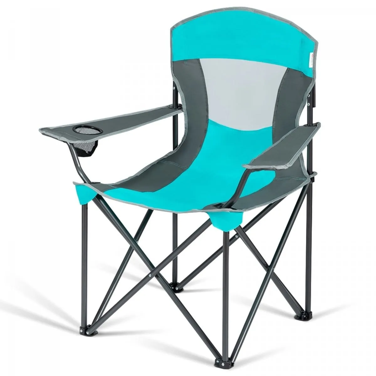 Składane krzesło turystyczne z daszkiem i torbą