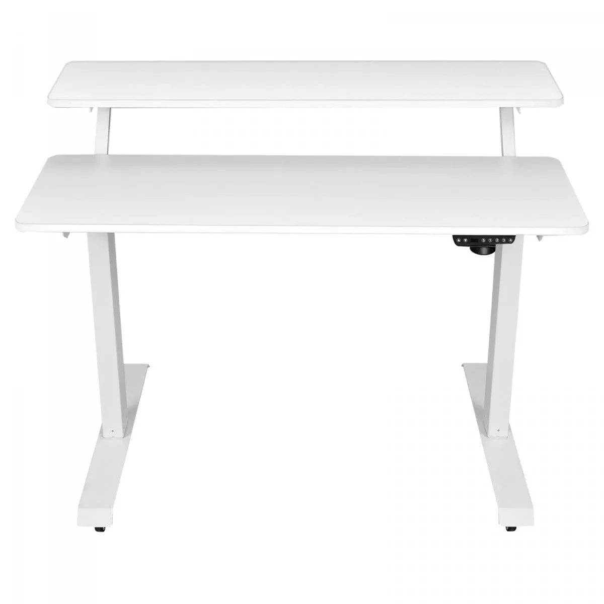 Biurko z elektryczną regulacją wysokości dwupoziomowe