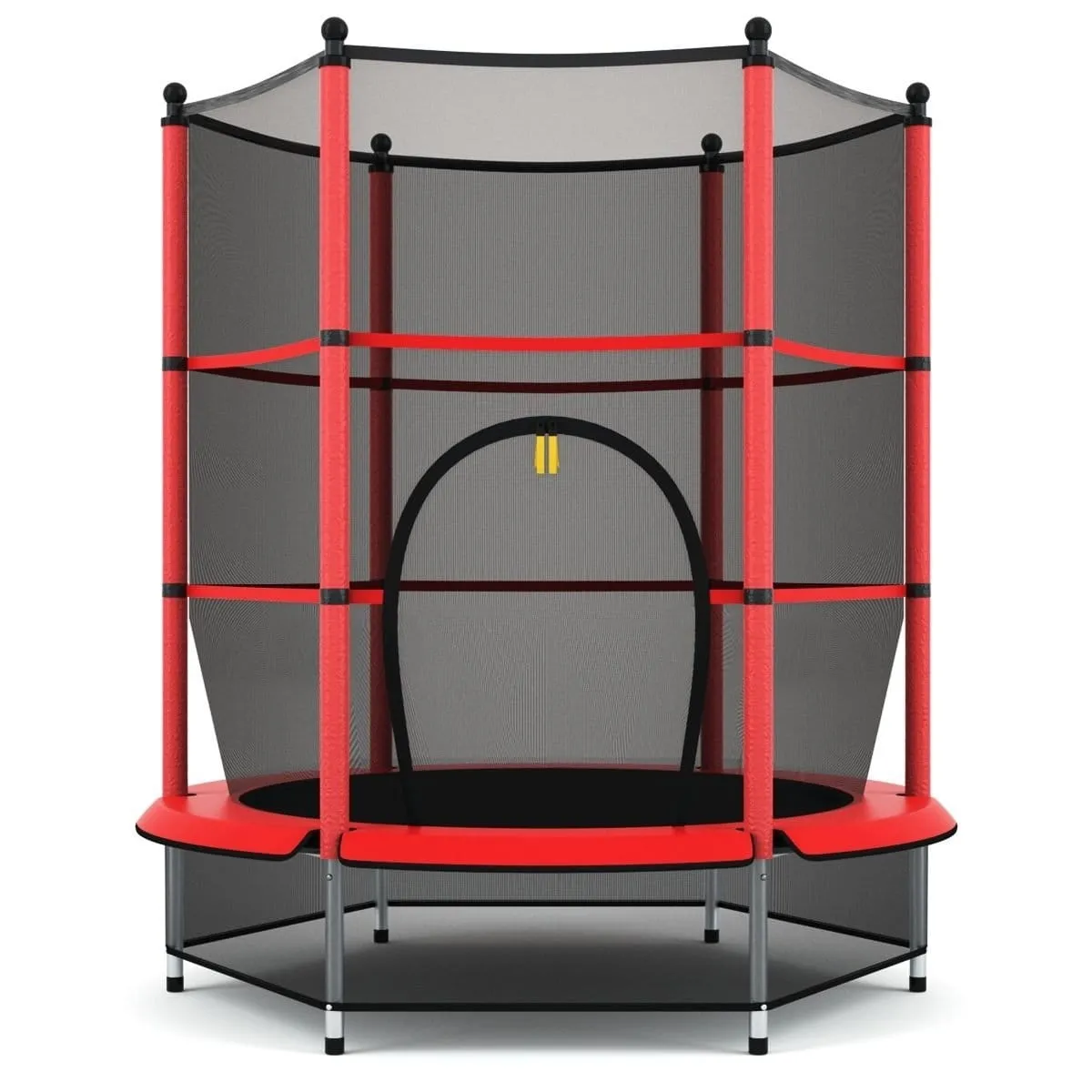 Trampolina dla dzieci z siatką i klapą 140cm