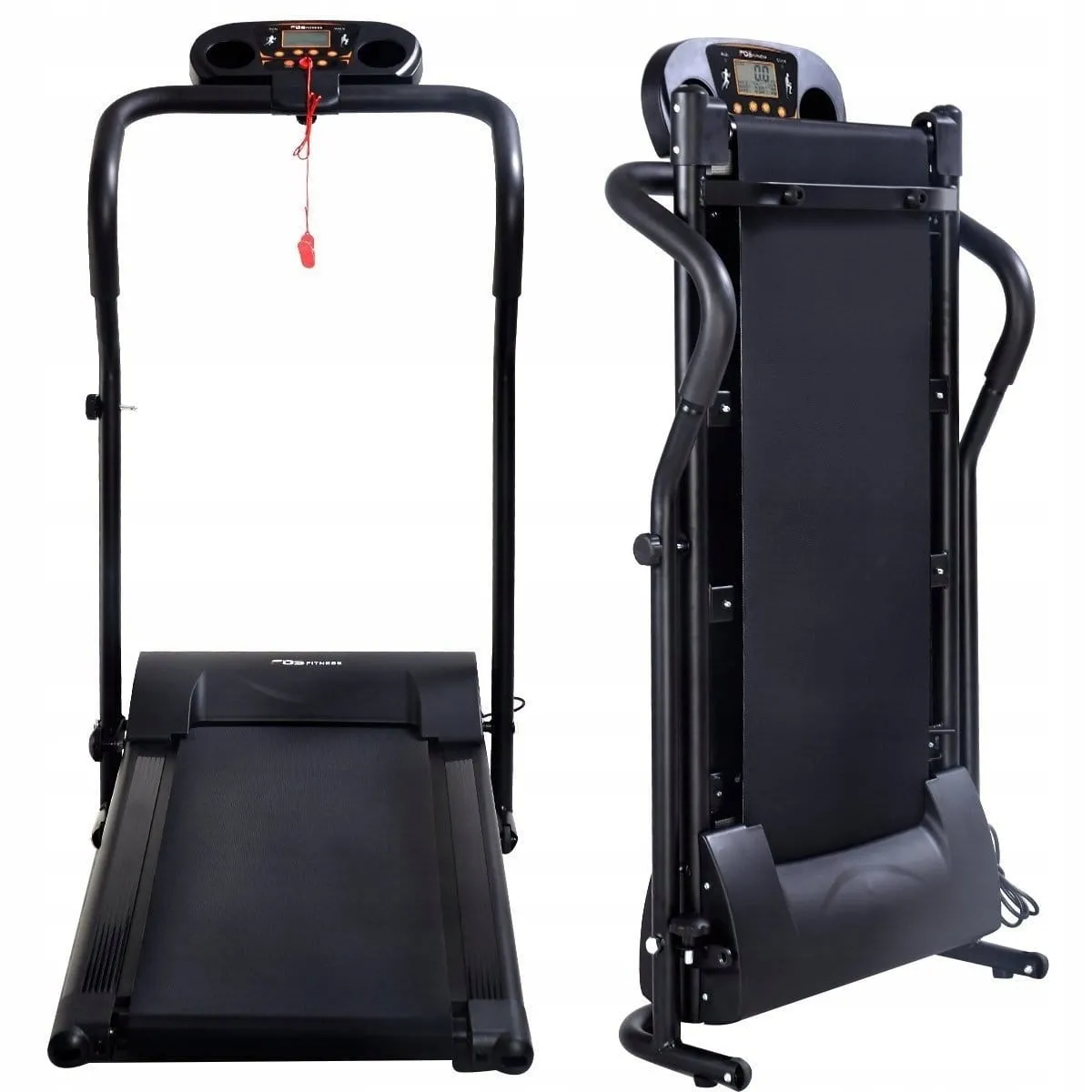 Elektryczna bieżnia treningowa z wyświetlaczem