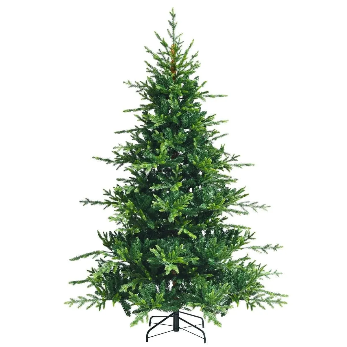 Sztuczna choinka świąteczna 210 cm na stojaku