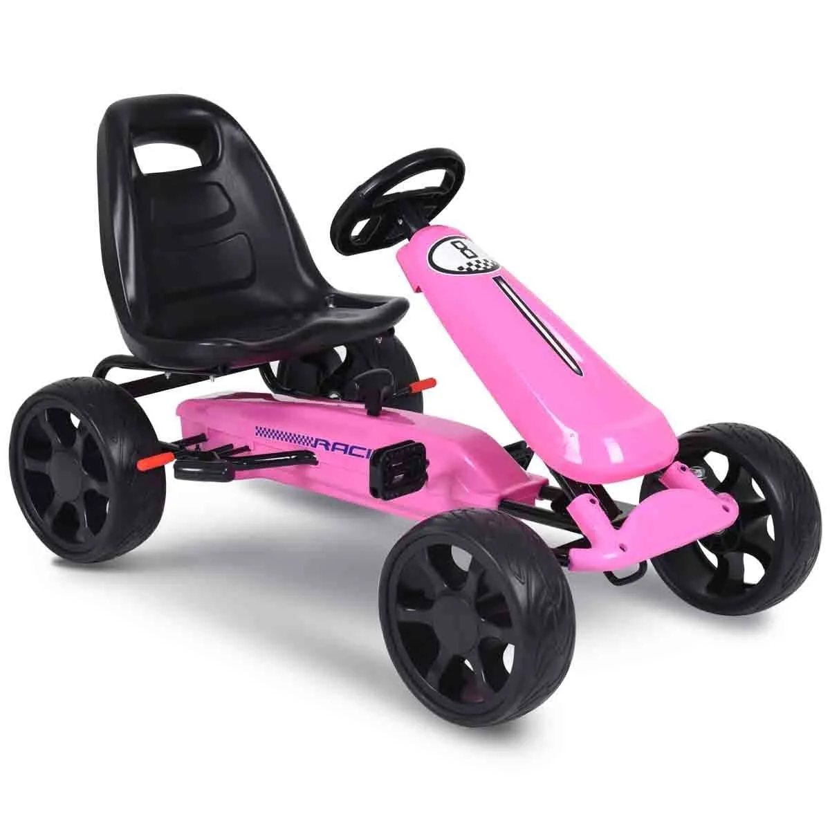 Gokart na pedały auto dla dzieci solidne koła EVA