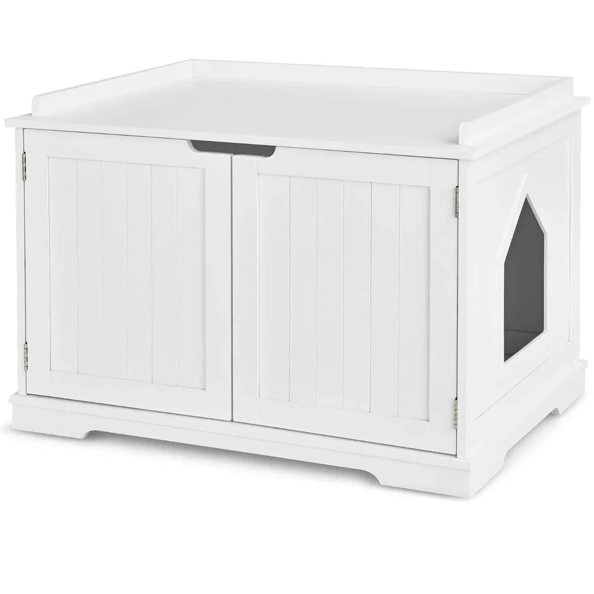 Domek dla kota lub budka na kuwetę z otwieranymi ścianami