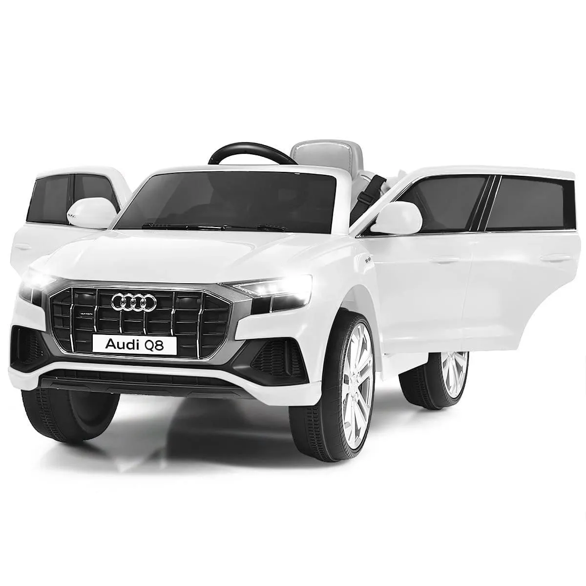 Elektryczny samochód dla dzieci Audi Q8 Biały
