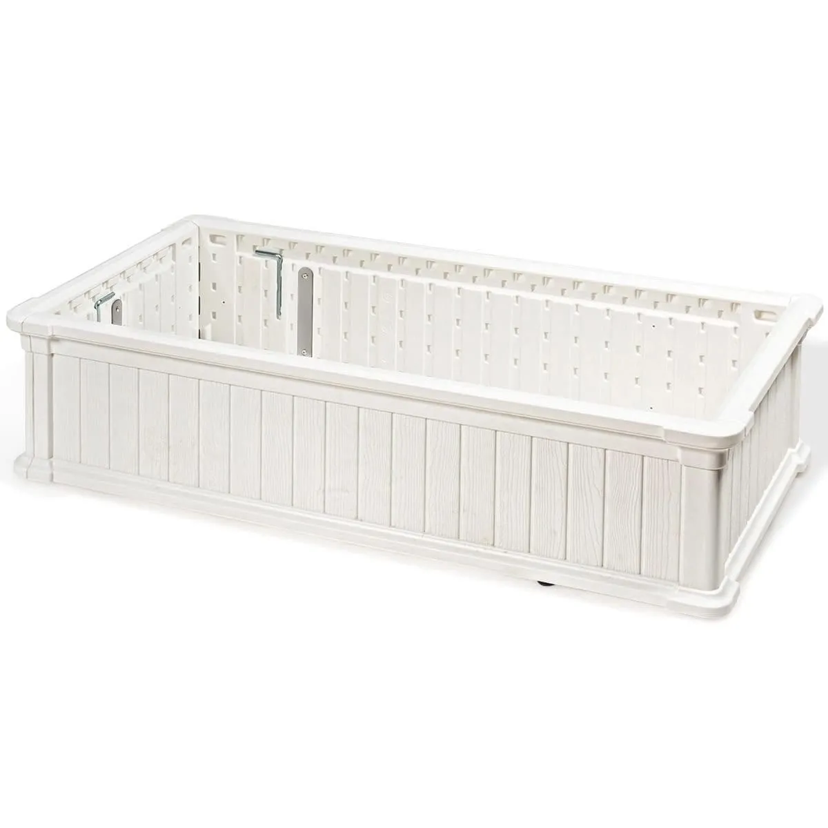 Prostokątna skrzynia ogrodowa HDPE 122 x 60 x 30 cm