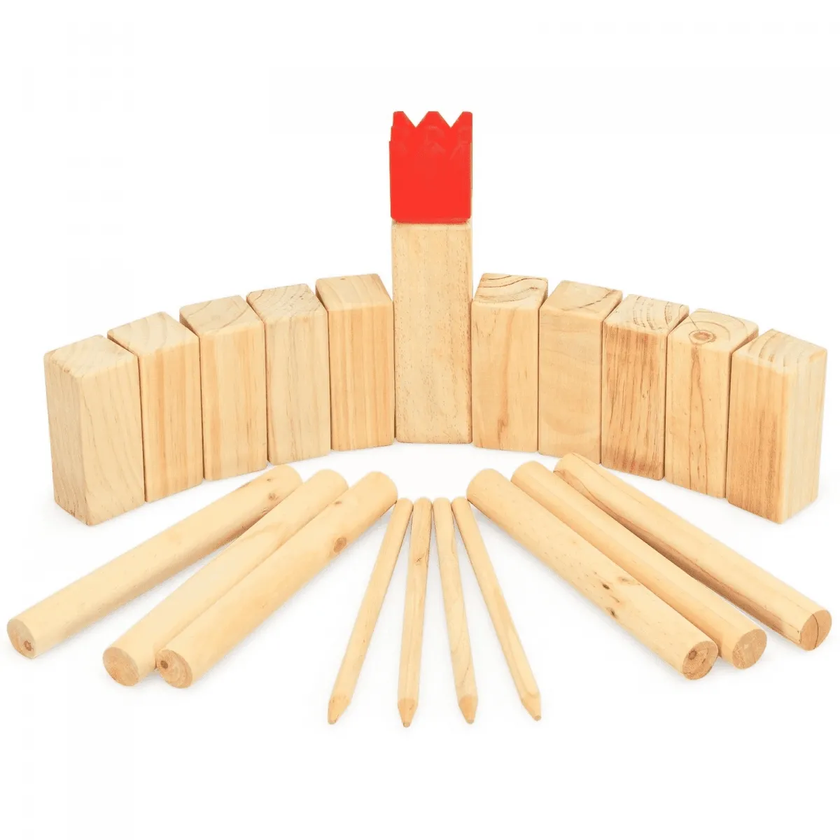 Zestaw do gry w Kubb - Gra podwórkowa dla całej rodziny