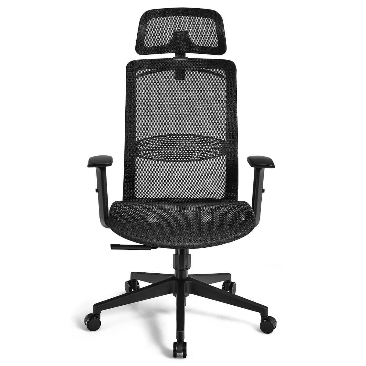 Fotel biurowy obrotowy z zagłówkiem